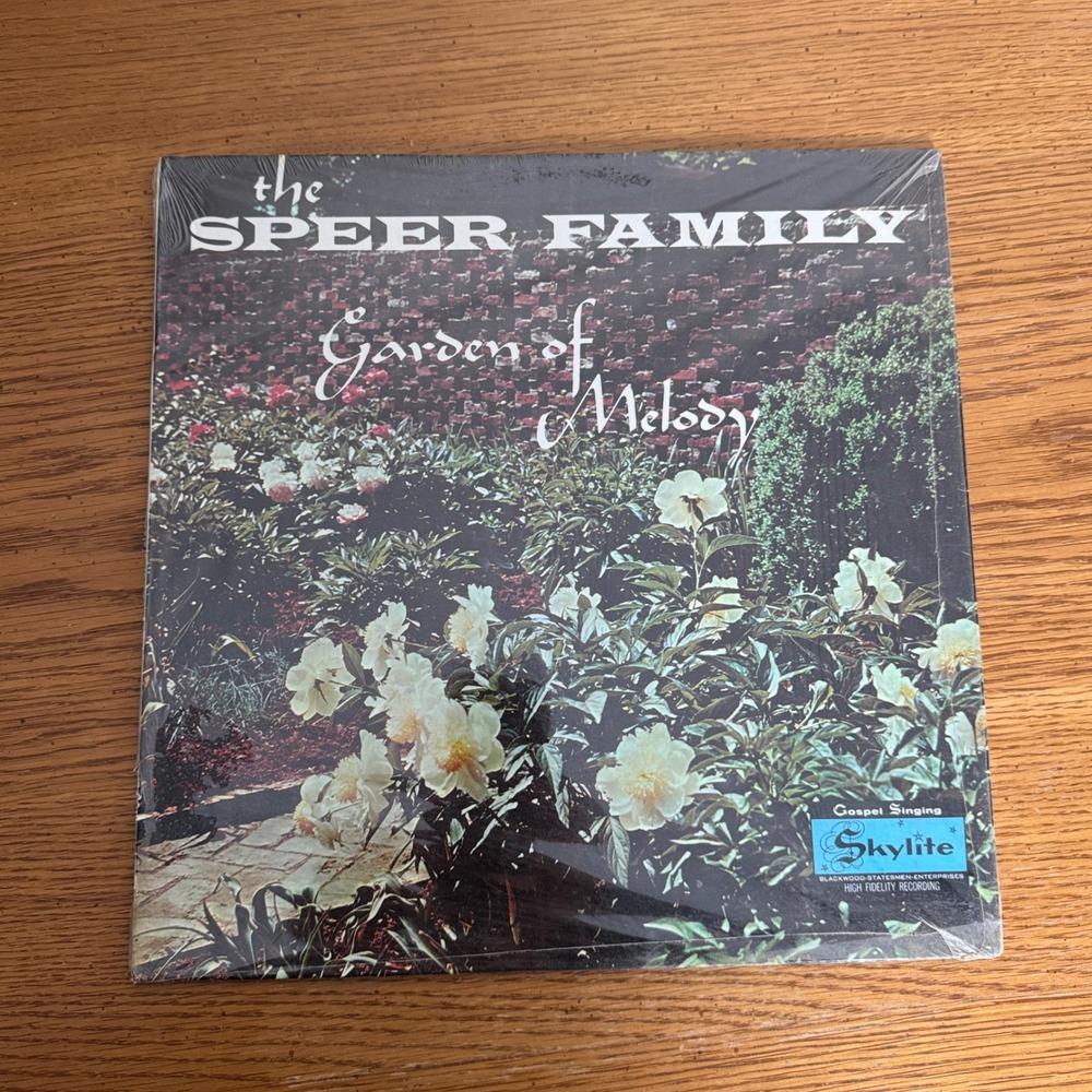 The Speer Family Garden of Melody Gospel Singing Vinyl Record Skylite‎ Records